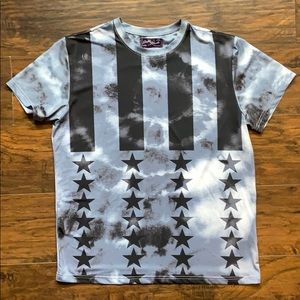 Men’s Stars & Stripes Tie Dye Tee Sz. XL